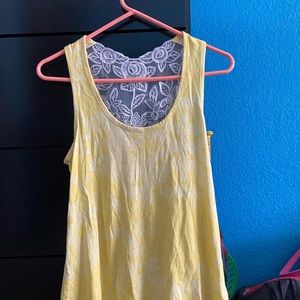 Lace tank top